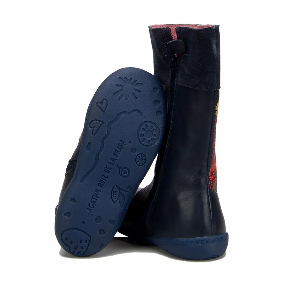 

Boots For Kids Girls Garvalin 131932 Garvaln Navy Blue Girls Boots