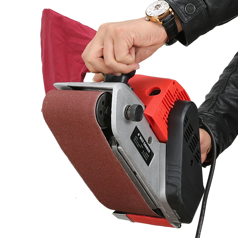 Ленточная шлифовальная машина 1380 Вт портативная зеркальная с бесплатным