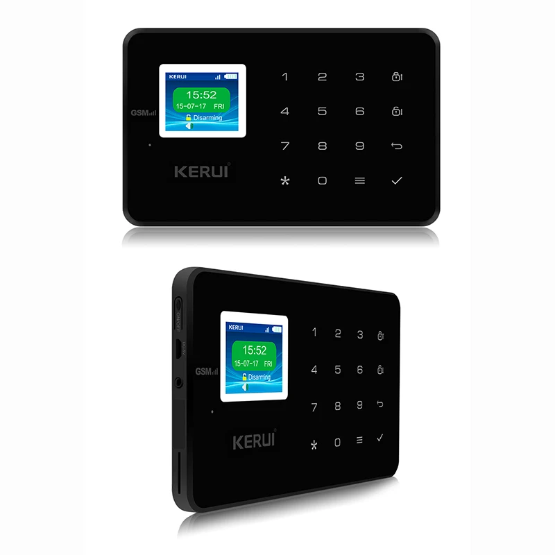 

KERUI Smart Security Alarm System GSM 433MHZ Wireless Frequency Power Failure Reminder Smoke Sensor Siren APP Control System Kit