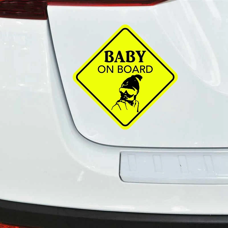 S4-0025# Печатный самоклеющийся наклейки на авто BABY ON BOARD водонепроницаемые машину