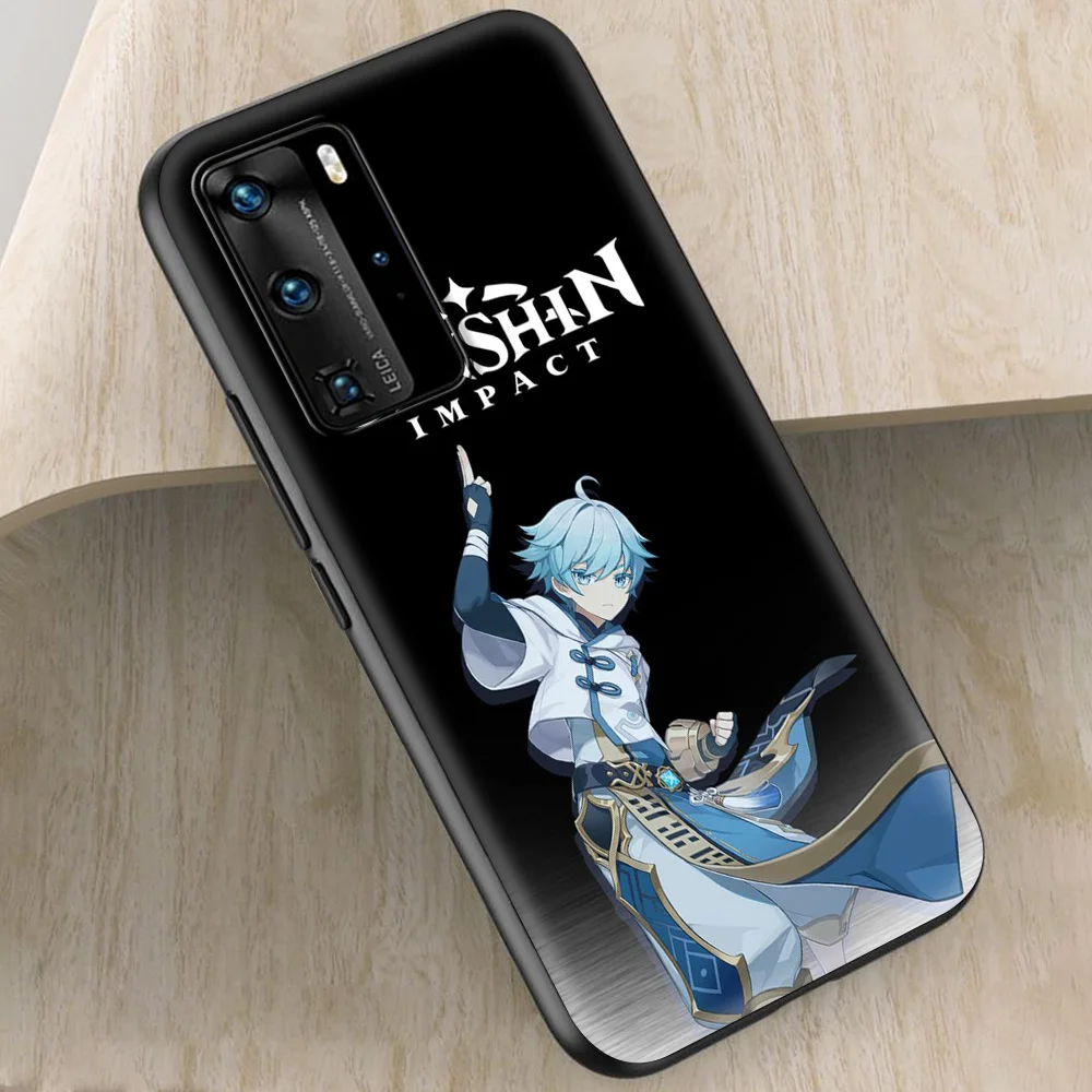 

Genshin Impact Silicone Soft Case for Huawei P30 P20 P10 Pro P20 Lite P40 Pro Plus P Smart Z 2021 Luxury Phone Coque