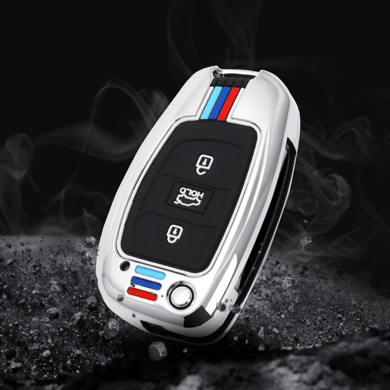 

Чехол для автомобильного ключа из цинкового сплава, чехол для Hyundai IX35 IX45 IX25 I10 I20 I30 HB20 Sonata Verna Solaris Santa Elantra, аксессуары