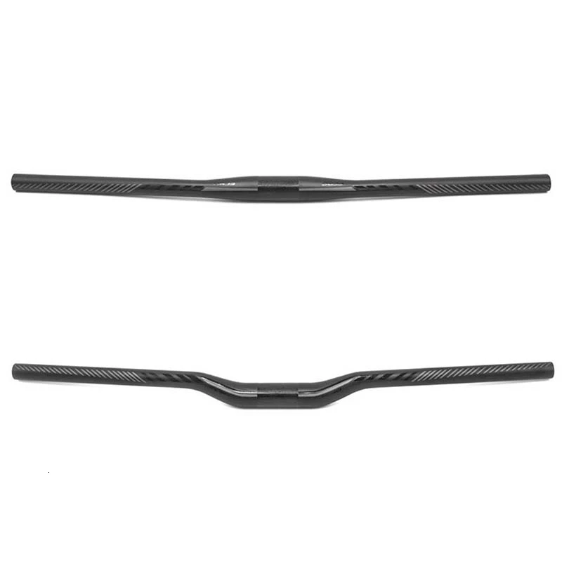 Углеродное волокно черный глянцевый руль для горного велосипеда MTB удобная