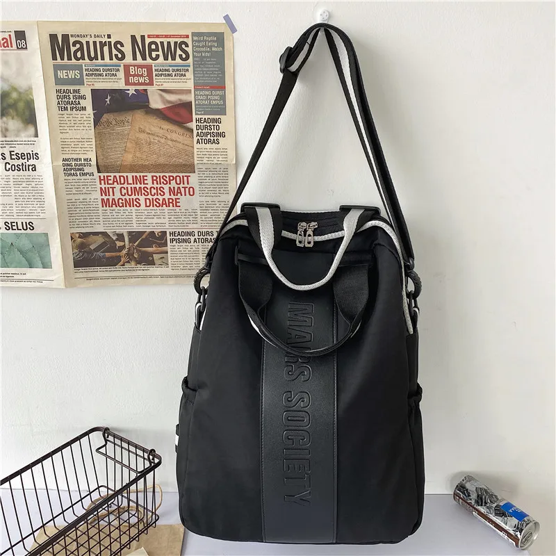 

New backpack for men and women nylon canvas schoolbag for middle school students large capacity Backpack backpack mini backpack