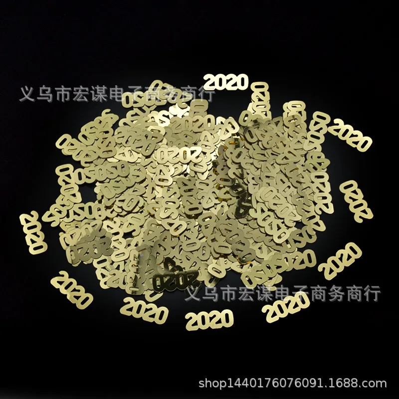 Счастливый новый год 2020/Счастливого Рождества/15 грамм блестки ПВХ плоские для DIY