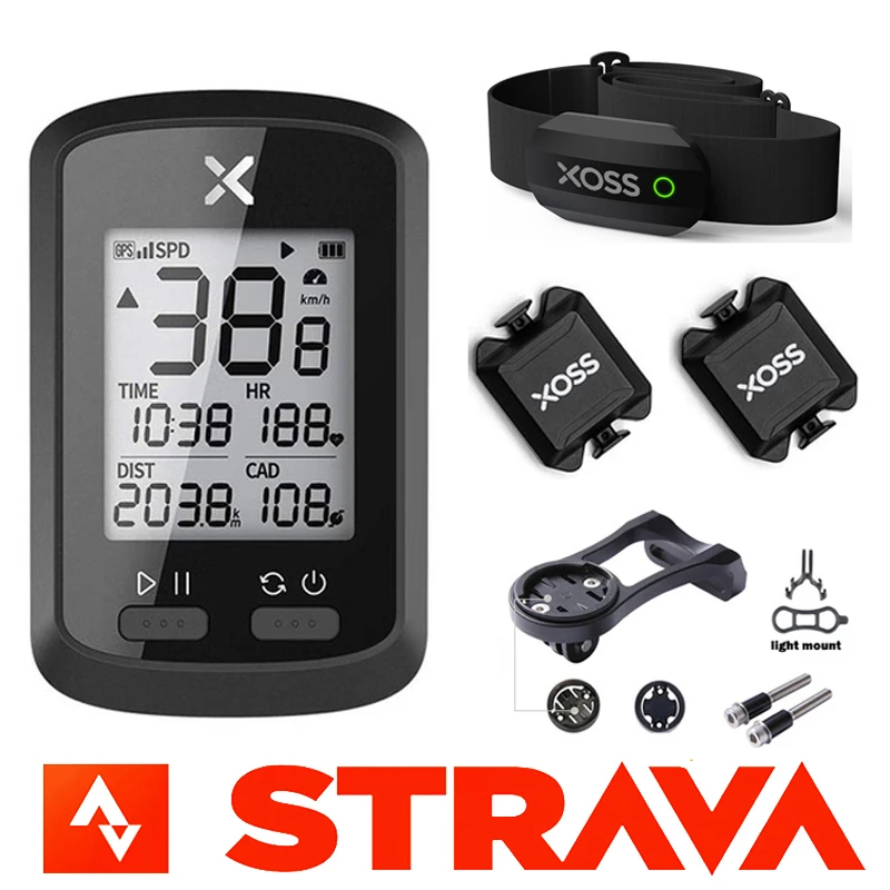 Беспроводной GPS компьютер XOSS G + для велосипеда водонепроницаемый велосипедный