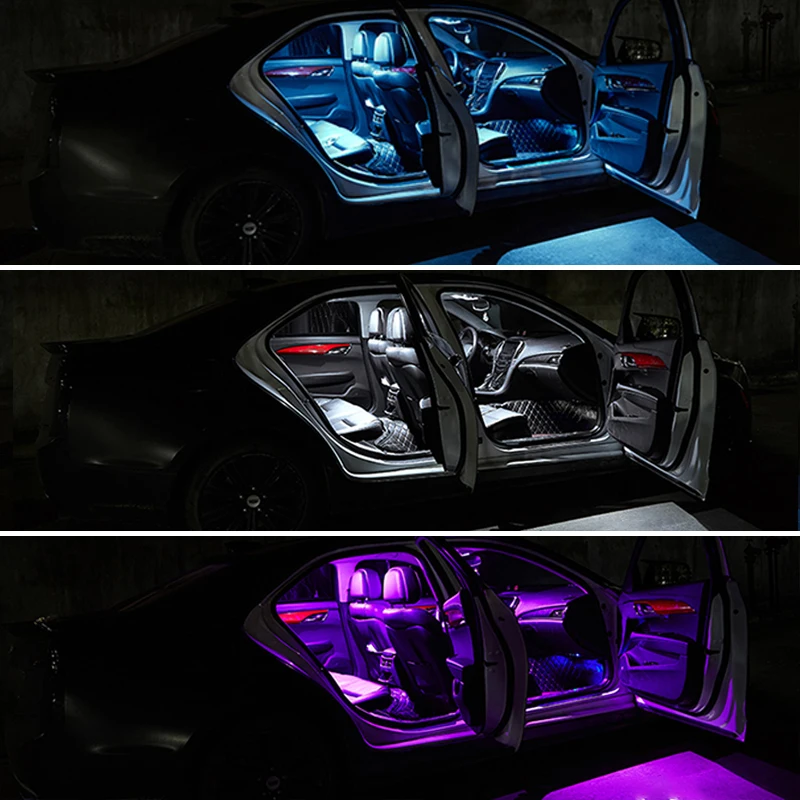 

For Honda City GM2 GM3 2011 2012 2013 2014 4pcs Festoon 12v Car LED Bulbs Kit Interior Dome Reading Lamp Trunk Light Accessories