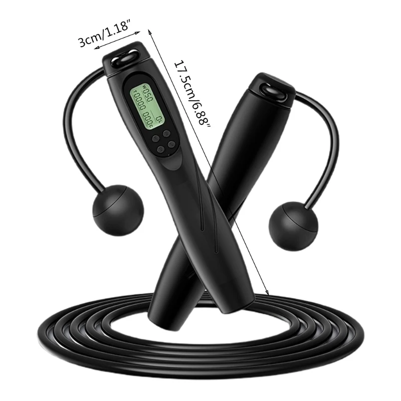 

Adjustable Weighted Jump Rope Workout 3.0M Weighted Skipping Rope for Adult Men,Women,Children R58B