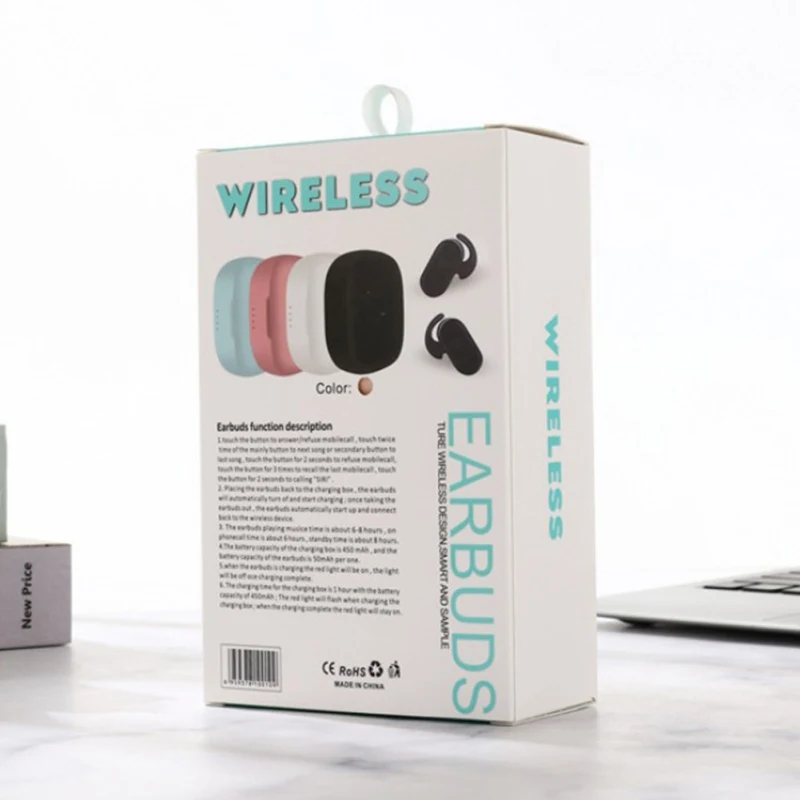 Активное шумоподавление настоящая Беспроводная Спортивная Bluetooth-гарнитура M10