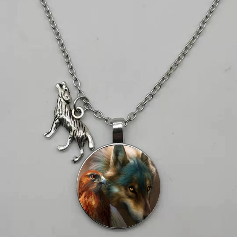 Лидер продаж! Модная винтажная Скандинавская Волчья цепочка в виде животного