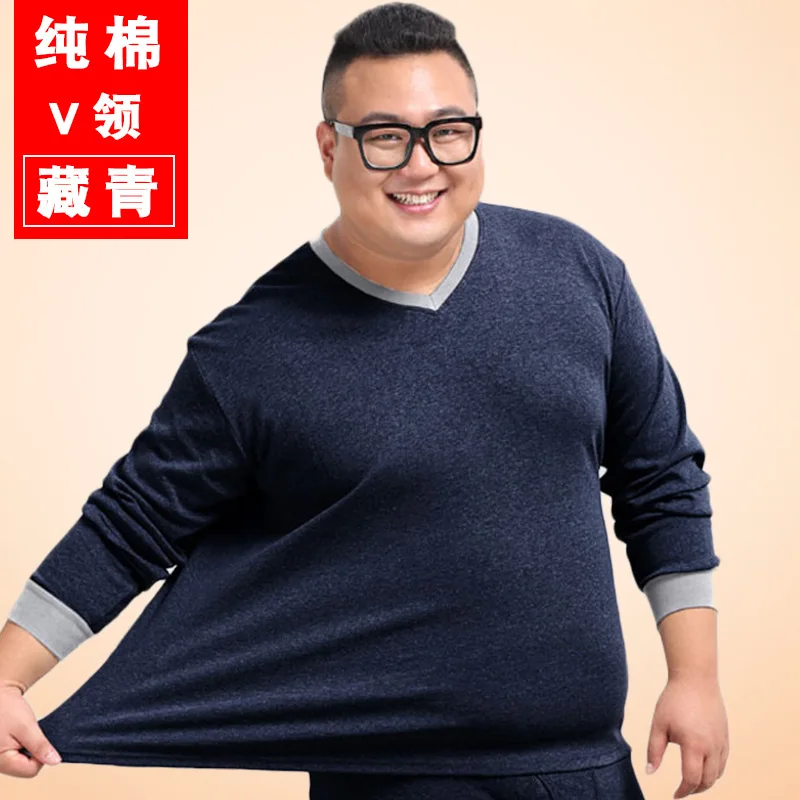 3XL-7XL большой размер мужское термобелье хлопок плюс бархат толстое термобелье зимняя мужская теплая одежда термобелье кальсоны