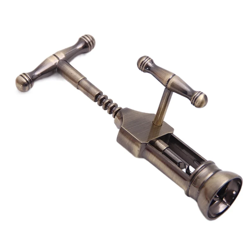 

Retro Zinc Alloy Red Wine Corkscrew Multi-function Red Wine Corkscrew Rotating Corkscrew Wine Bottle Corkscrew Champagne Cork