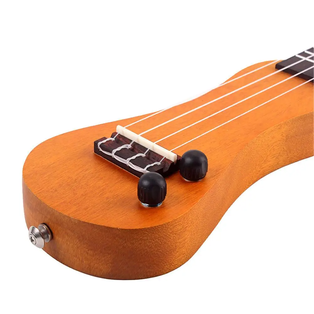 21 inch Electric Ukulele Solid Wood Shell Mahogany Ukelele 4 Stings Hawaiian Guitarra Musical Instruments Kids Gift | Спорт и