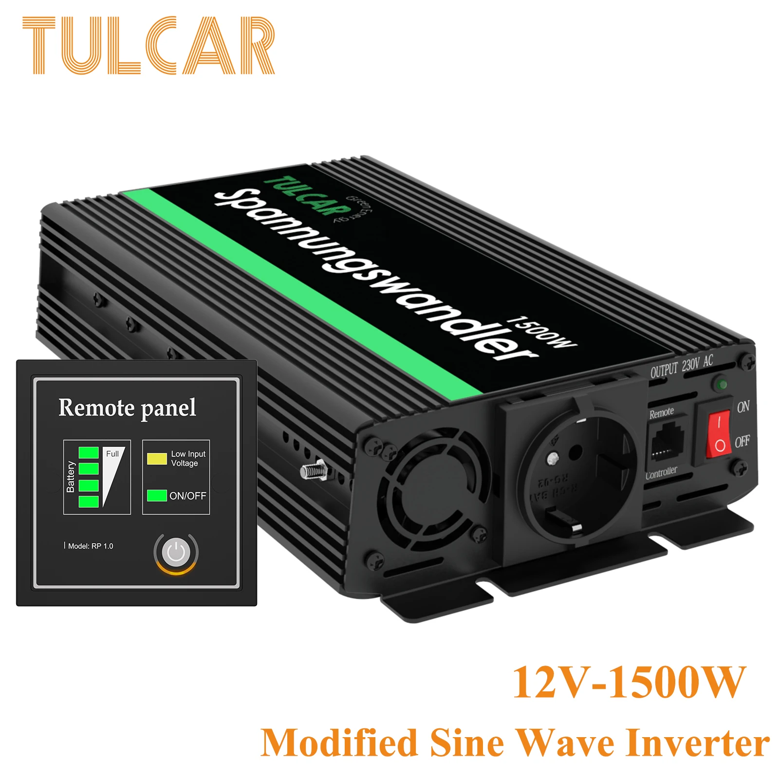 

1500 Вт Tulcar DC В AC 1500 Вт 3000 Вт Преобразователь мощности 12 В 220 в 230 В 50 Гц решетки Солнечный модифицированный синусоидальный инвертор