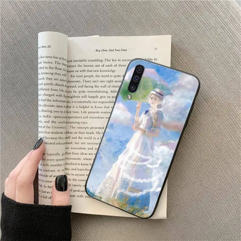 

Art oil painting illustration beautiful Phone Case For Samsung A20 A30 30s A40 A7 2018 J2 J7 prime J4 Plus S5 Note 9 10 Plus