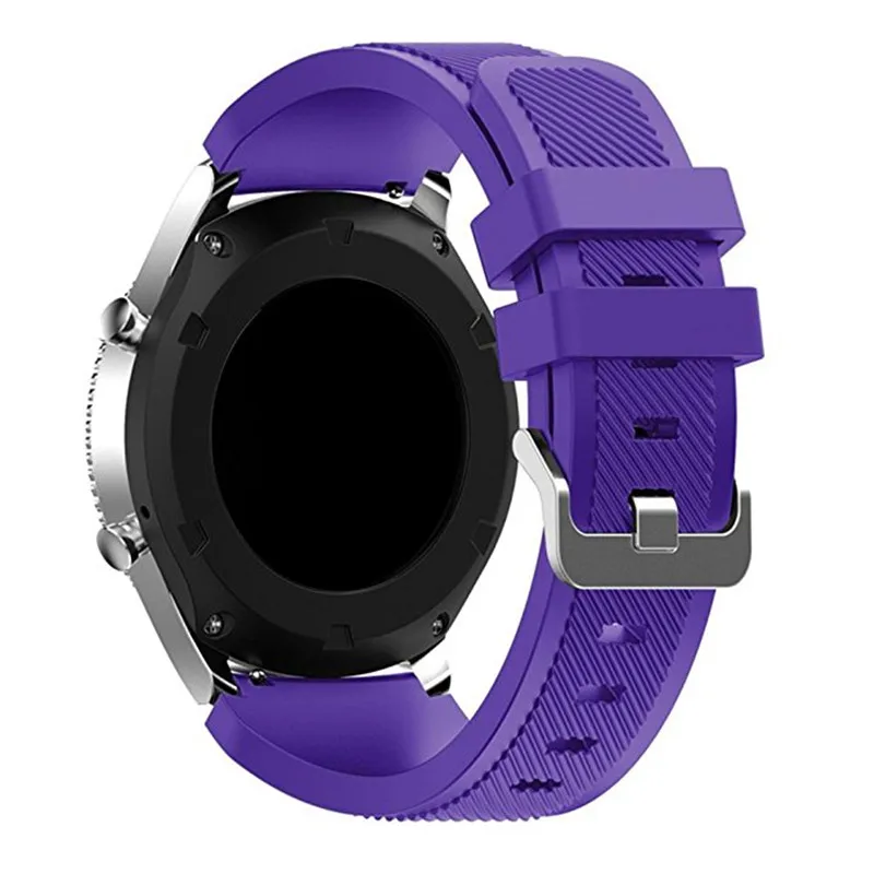 Ремешок 22 мм для samsung gear S3 Frontier/Classic/Galaxy Watch 46 мм/huawei Watch GT 46 мм/Ticwatch pro/S2/E2 силиконовый спортивный ремешок