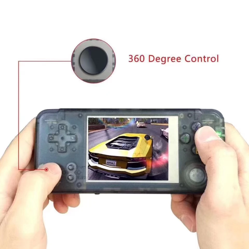 RS97 Retro Game Console opending system 64bit 3.0inch Portable Handheld Player 360 Degree controller | Электроника