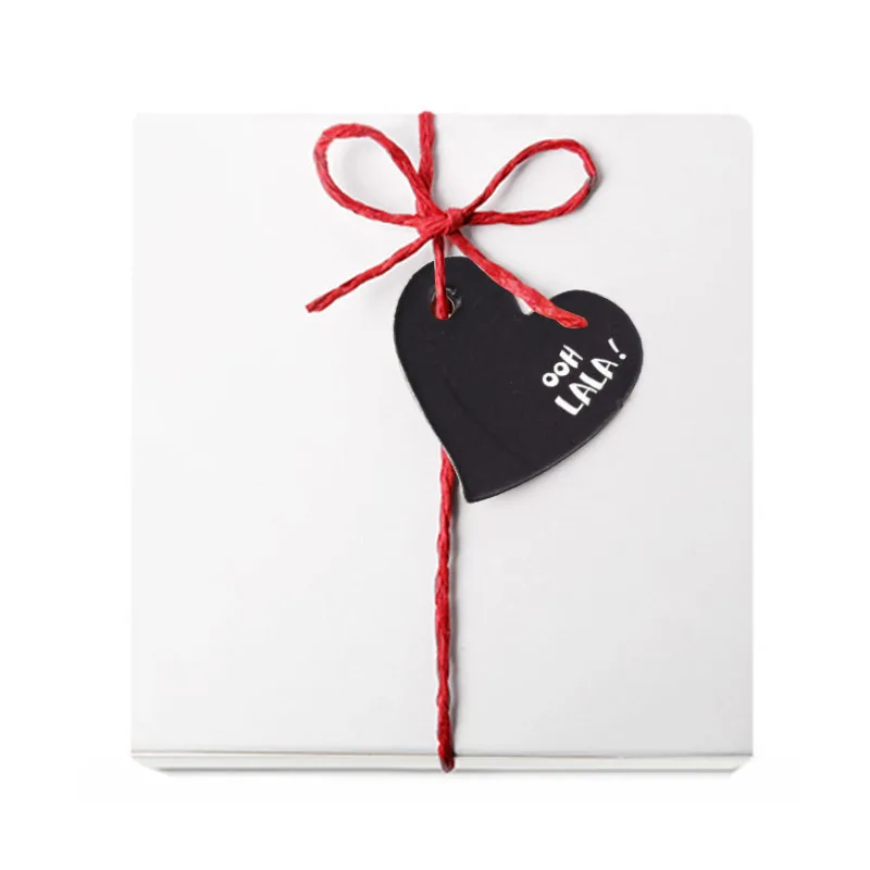 100 шт. 3*3 см ценовая этикетка в форме сердца этикетки для одежды карточка из