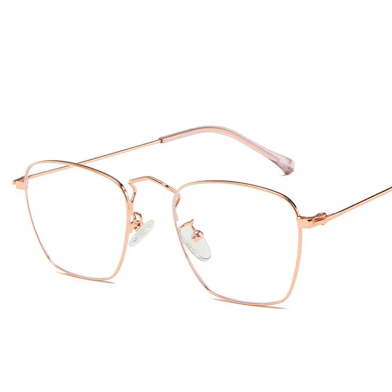 Новинка 2019 трендовая металлическая оправа для очков в стиле ретро плоское