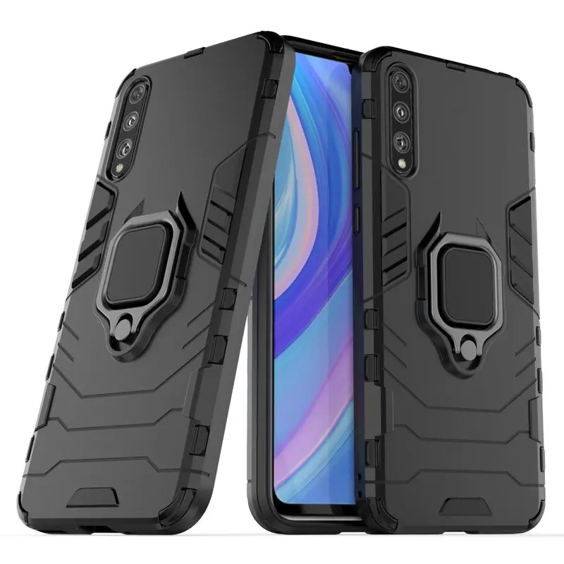 Huawei Y8p чехол Магнитный металлическое кольцо для телефона задняя крышка Y8P