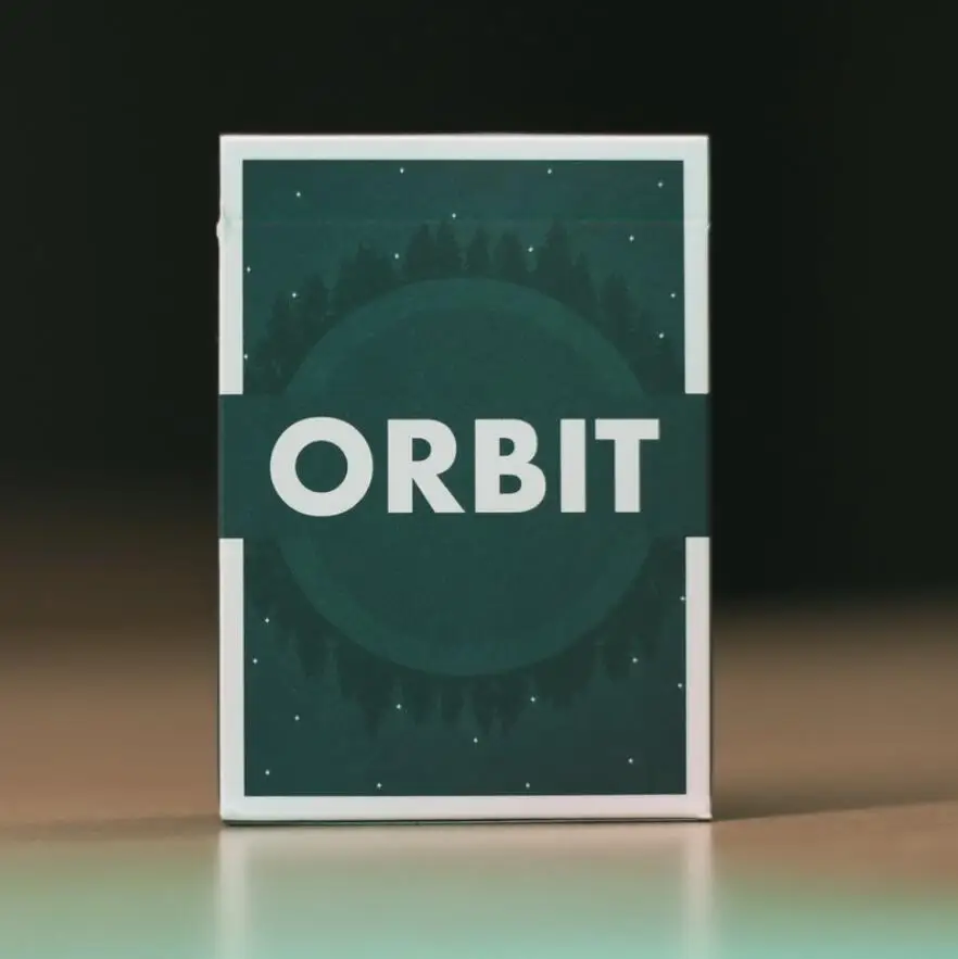 Orbit V6 Зеленая Колода Волшебные стандартные игровые карты покер Стандартный