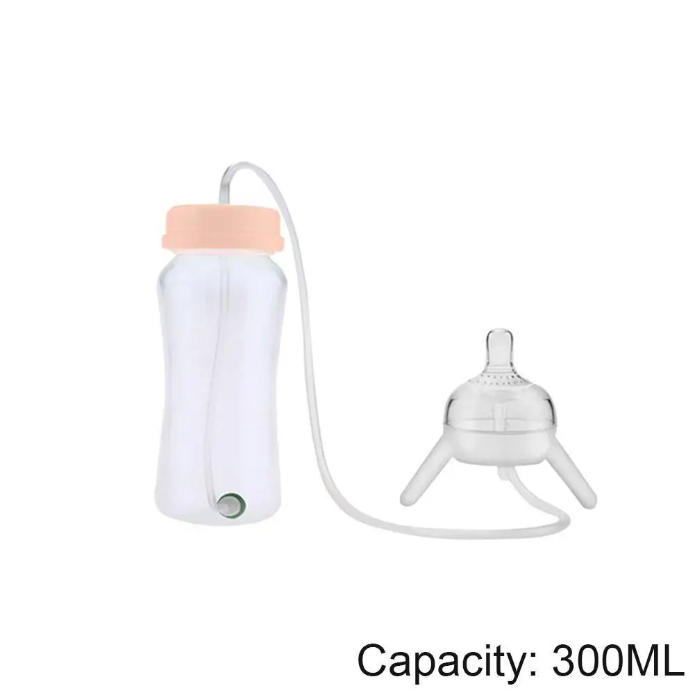 

Free-standing Mother And Baby Feeding Bottle With Long Hands Bottle Feeding Imitating Bottle Straw Ba Liberating Feeding We S2G0