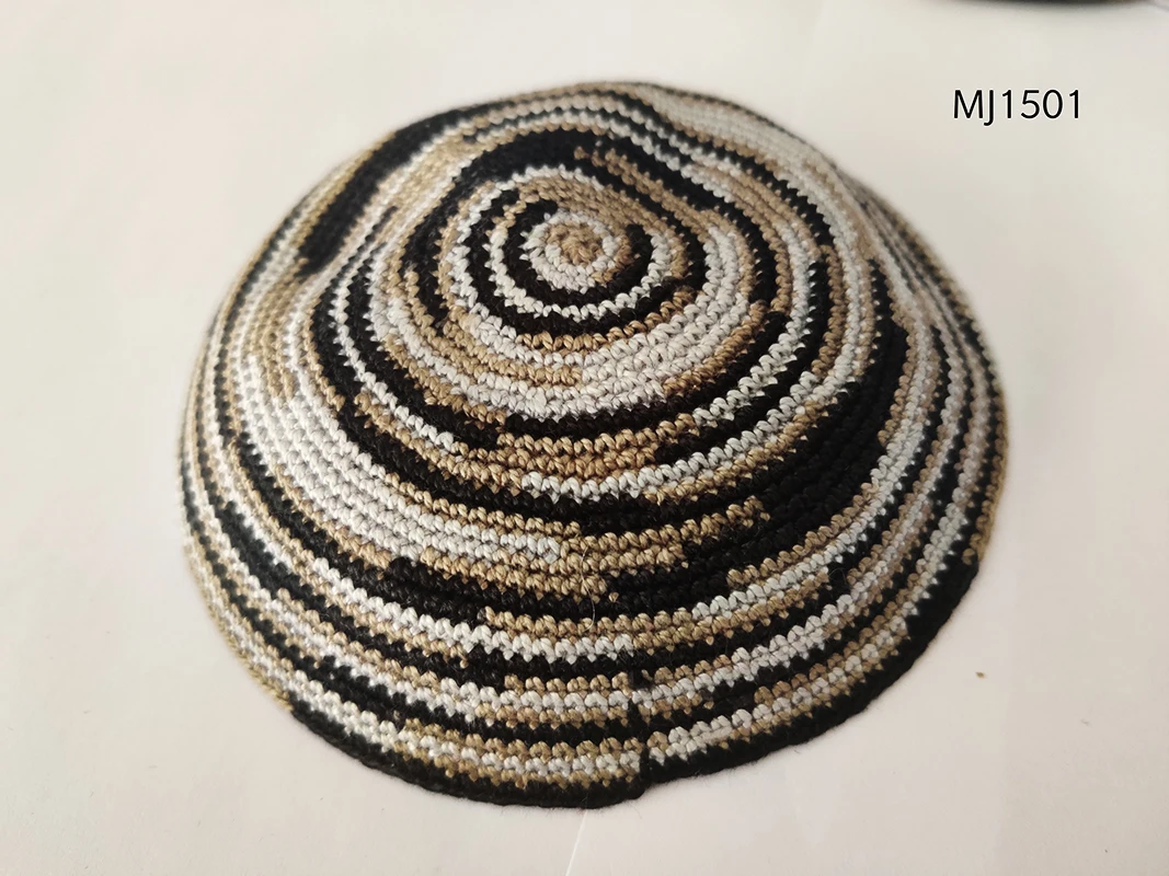 

Вязаная Шляпа Kippah ручной работы, еврейские предметы