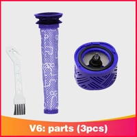1x pre filter 1x hepa post filter kit for dyson v6 cordless stick vacuum dyson filter replacements pre filter 965661 01 a