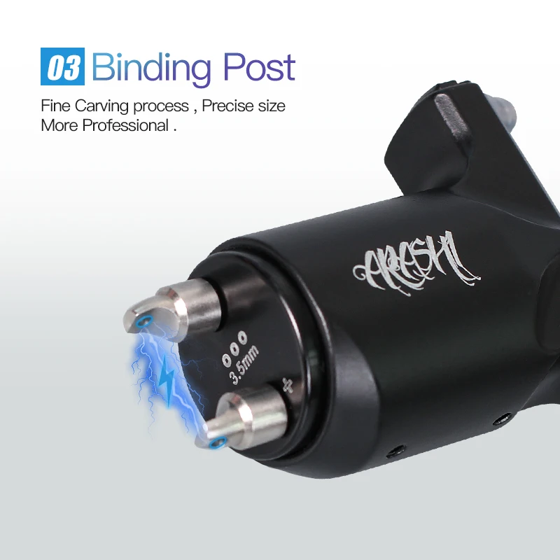 Ротационная тату машинка Arashi Регулируемый пистолет мощный мотор 8000 об/мин ход