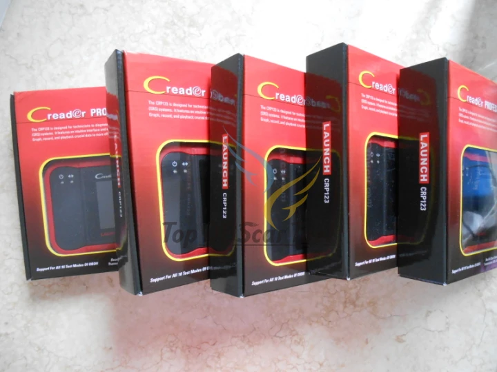 100% Оригинальный считыватель кодов LAUNCH Creader Professional CRP123 VII + Программное
