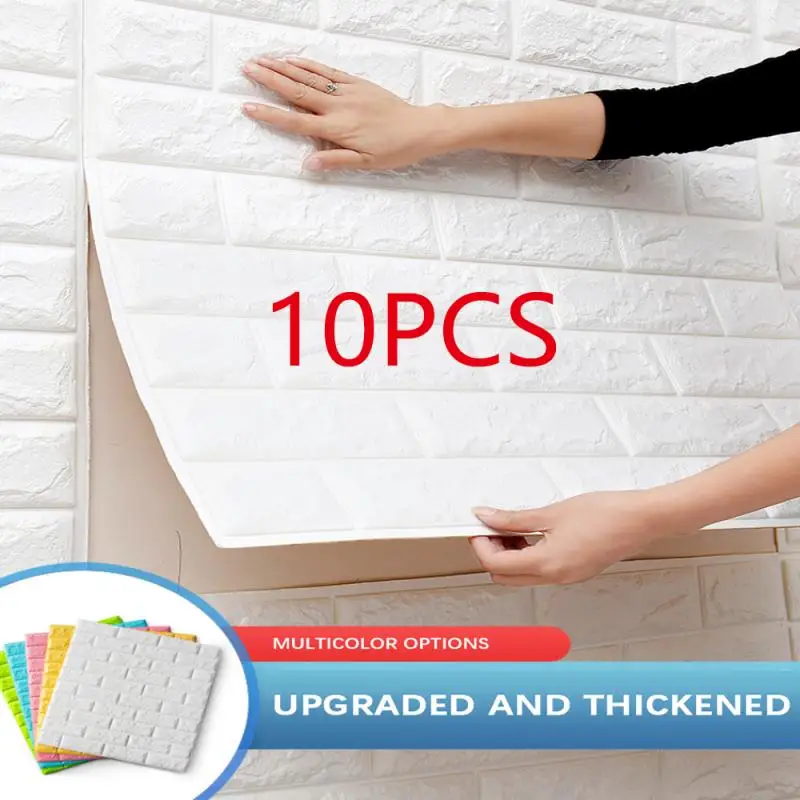 

Самоклеящиеся настенные 3d-наклейки, пенопластовые панели, водонепроницаемые, домашний декор, для гостиной, спальни, ванной комнаты, «сделай...