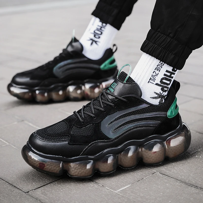 

Brand High Quality Breathable Running Shoes for Men High Top Sports Sneakers Outdoors Style Zapatillas Hombre Deportiva Male