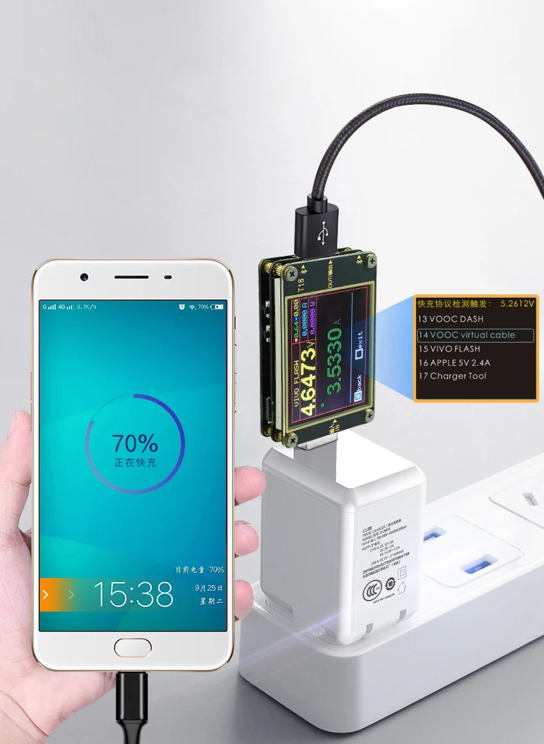 Приложение 3,0 HD цветной TFT USB Тестер dc Цифровой вольтметр Амперметр voltimetro power bank Напряжение вольтметр измеритель Электрический доктор