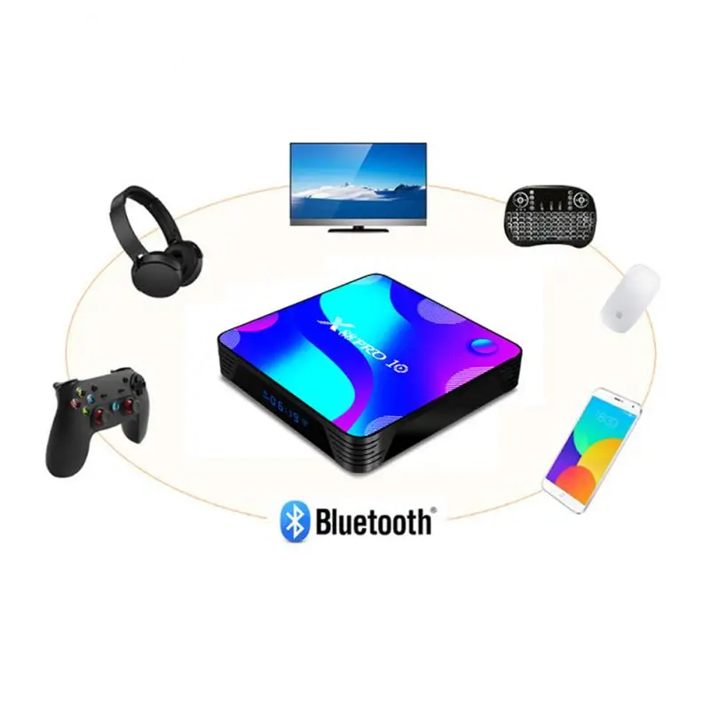 ТВ-приставка на Android 11 4 + 32/64/128 ГБ 4K H.265 2 4/5 ГГц | Электроника