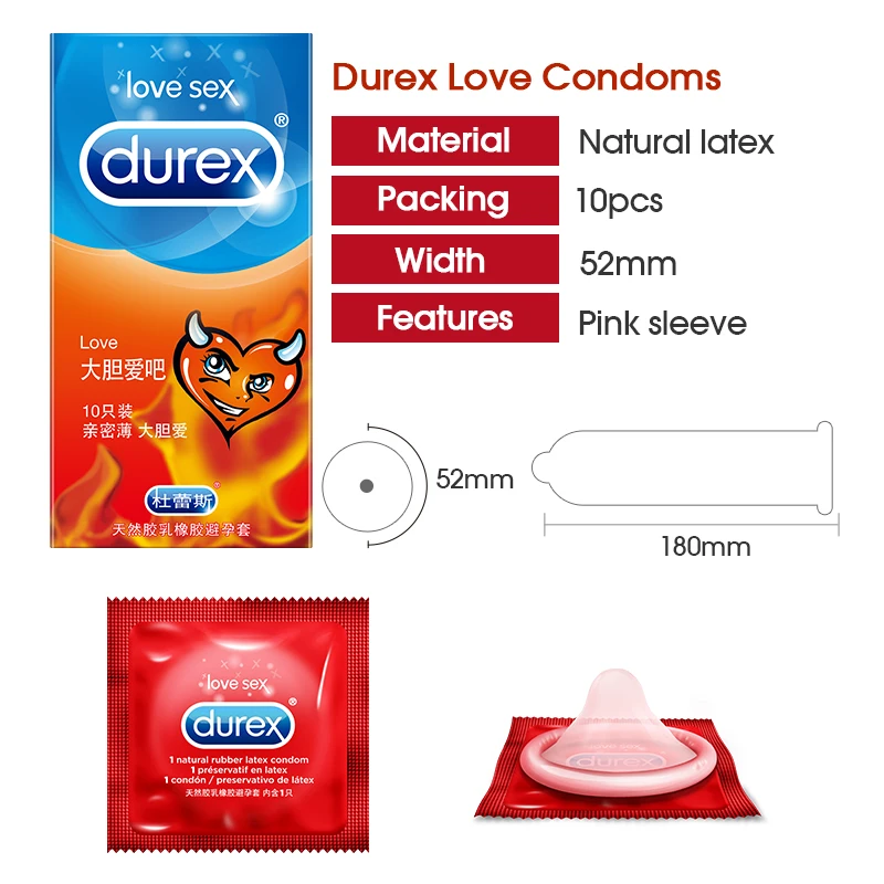 Презервативов Durex 4 типов ультра тонкий смазки натуральный каучук интимные