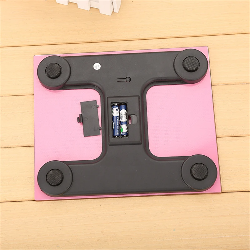 Bathroom Body Weight Scale Human Health Mini Digital Glass LCD Display Sensor For loss Tool 180KG/50G | Дом и сад