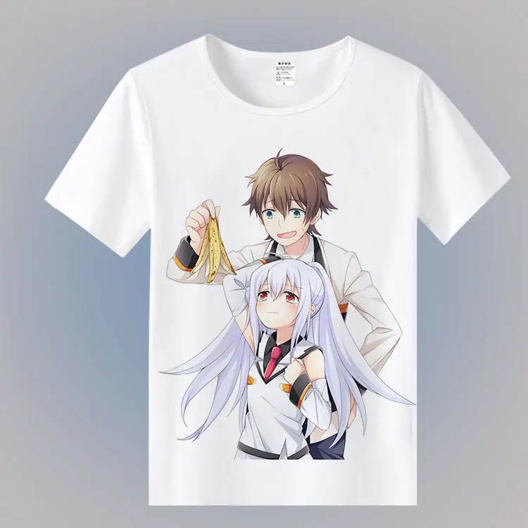 Футболка в стиле аниме с пластиковыми воспоминаниями модная Повседневная