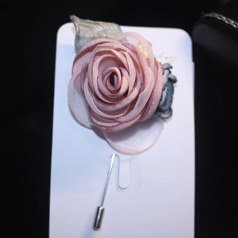 I-Remiel цветок длинная игольчатая брошь значок шарф рубашка воротник аксессуары