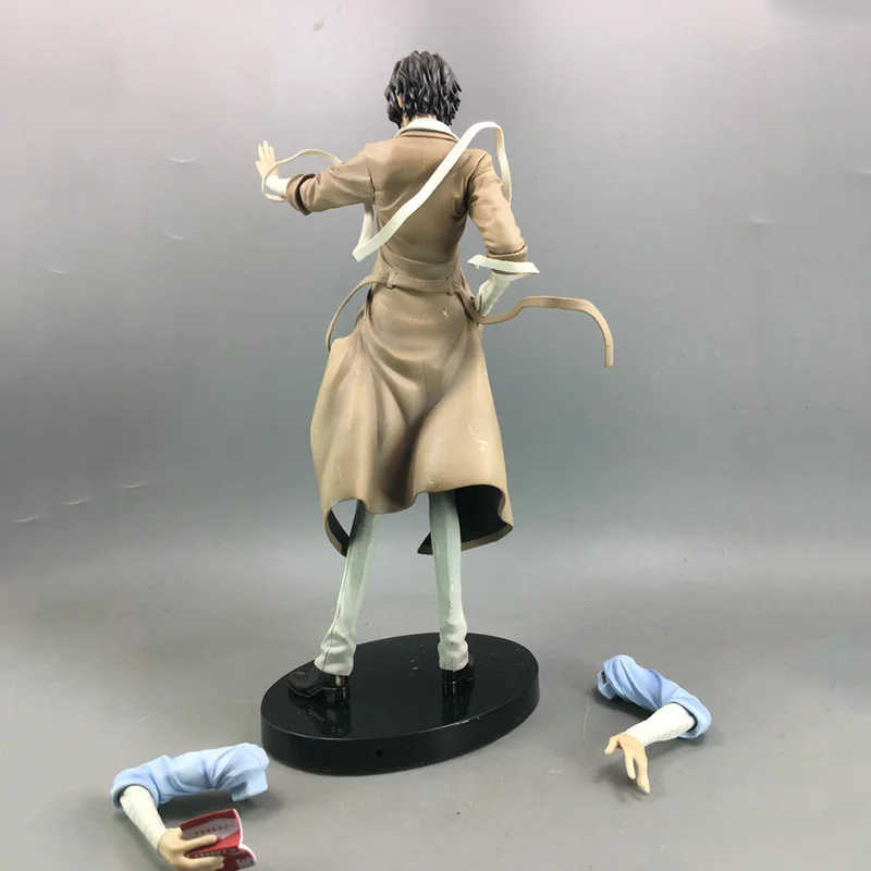 

Anime Bungou Stray Dogs Dazai Osamu Nendoron OrangeRouge Action Figure PVC 26cm Collection Model Dolls Toys for Boys Gifts