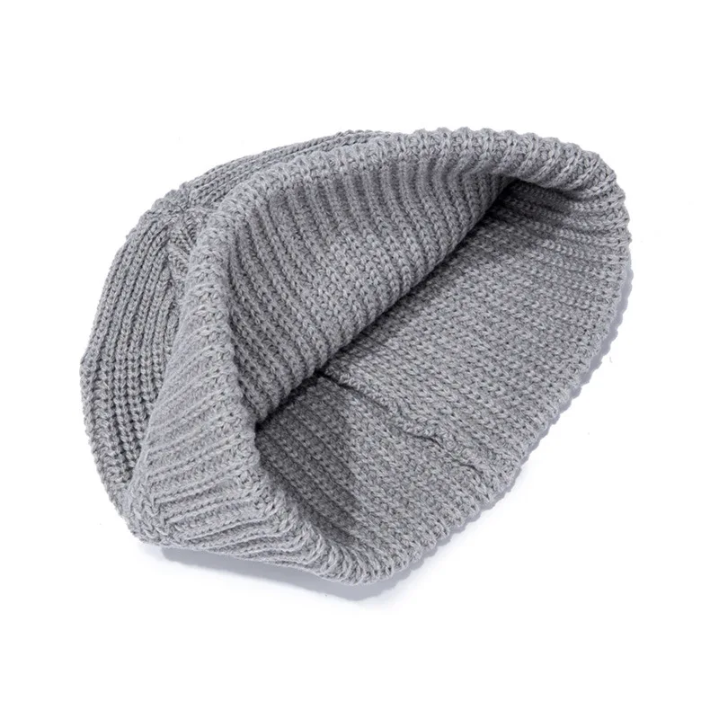 

Pure color in the fall and winter of 2019 joker knitted cap plate ms man skin sailor hat after quaint new hat