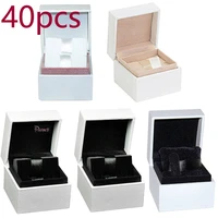 40pcs 554 cm packaging ring box jewelry display gift velvet box compatible with charms ring earrings pandora jewelry
