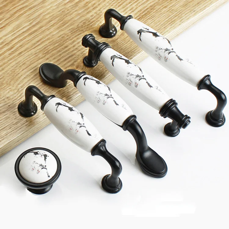 Китайская чернильная керамическая ручка из цинкового сплава шкафчик с черными