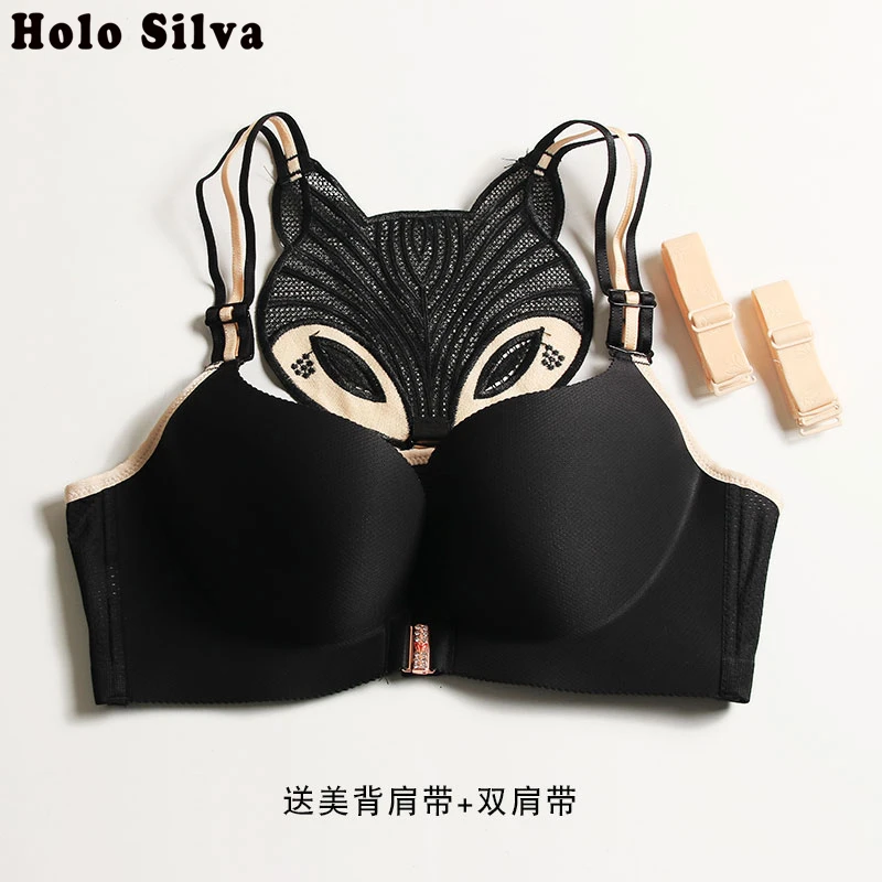 Women Wireless Bras Push Up Sexy Lingerie Big Size Wire Free Female Plus 34-44 A B Cup Seamless Brassiere | Женская одежда