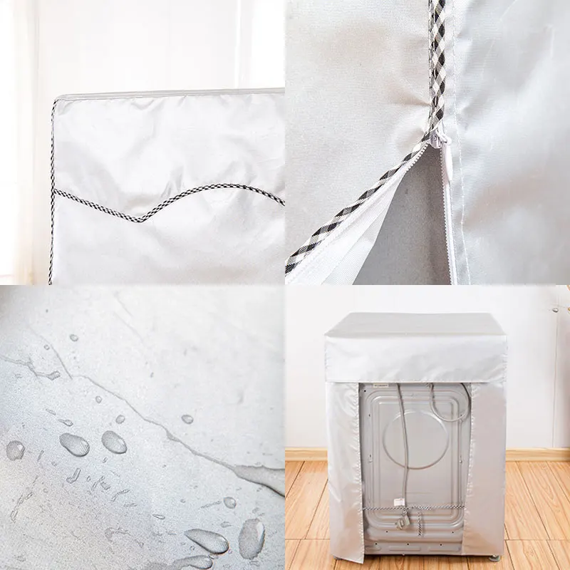 

Washing Machine Cover Save Space Organizer Dustproof Automatic Washing Machine Storage Bag Dust Cover Convenient Dust Guard