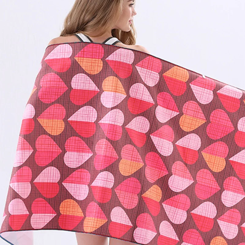 Пляжное полотенце из микрофибры 150x70 см для бассейна детский пляжный коврик