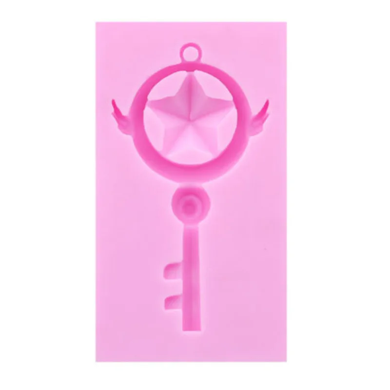 Cartoon Magic Wand Silicone Mould DIY Fairy Cake Candy Clay Molds Baby Birthday Fondant Decorating Tools Chocolate Moulds | Дом и сад