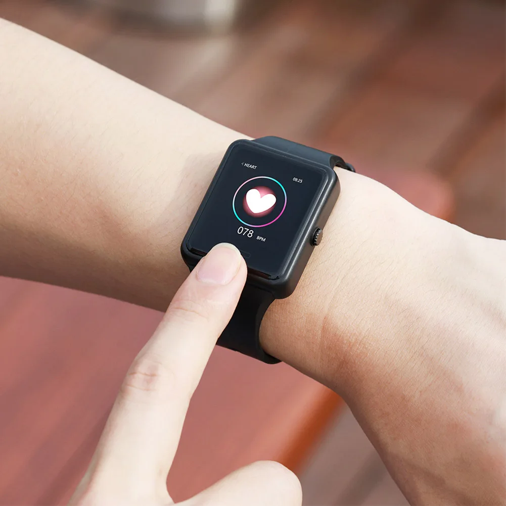 

SKMEI W37 HD Dynamic Colorful Sport Wristwatch Touch Screen Fit Spanish Call Reminder Theme Selection Heart Rate Blood Pressure