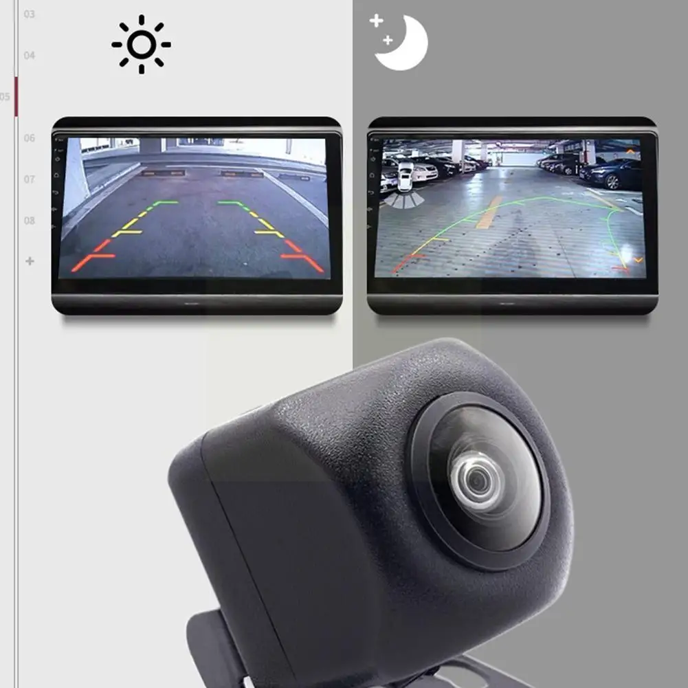 

Автомобильная HD камера заднего вида 170 ° Автомобильная камера заднего вида с кабелем ночного видения парковочная ШТЫРЬКОВАЯ Водонепроница...