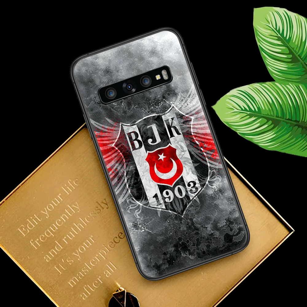 

Soccer Turkey BJK Besiktas J K Phone Case For Samsung Galaxy Note S 8 9 10 20 Plus E Lite Uitra black Funda Silicone Etui Pretty