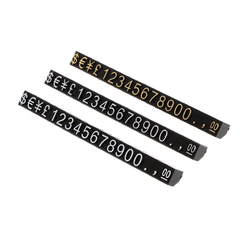 Ценник для магазина ювелирных изделий дисплей Пентагон пластиковый номер